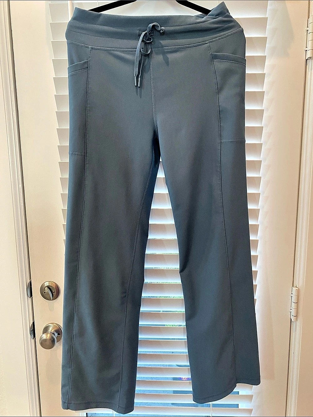 32 Degree Cool Slate Blue Flare Athletic Pants